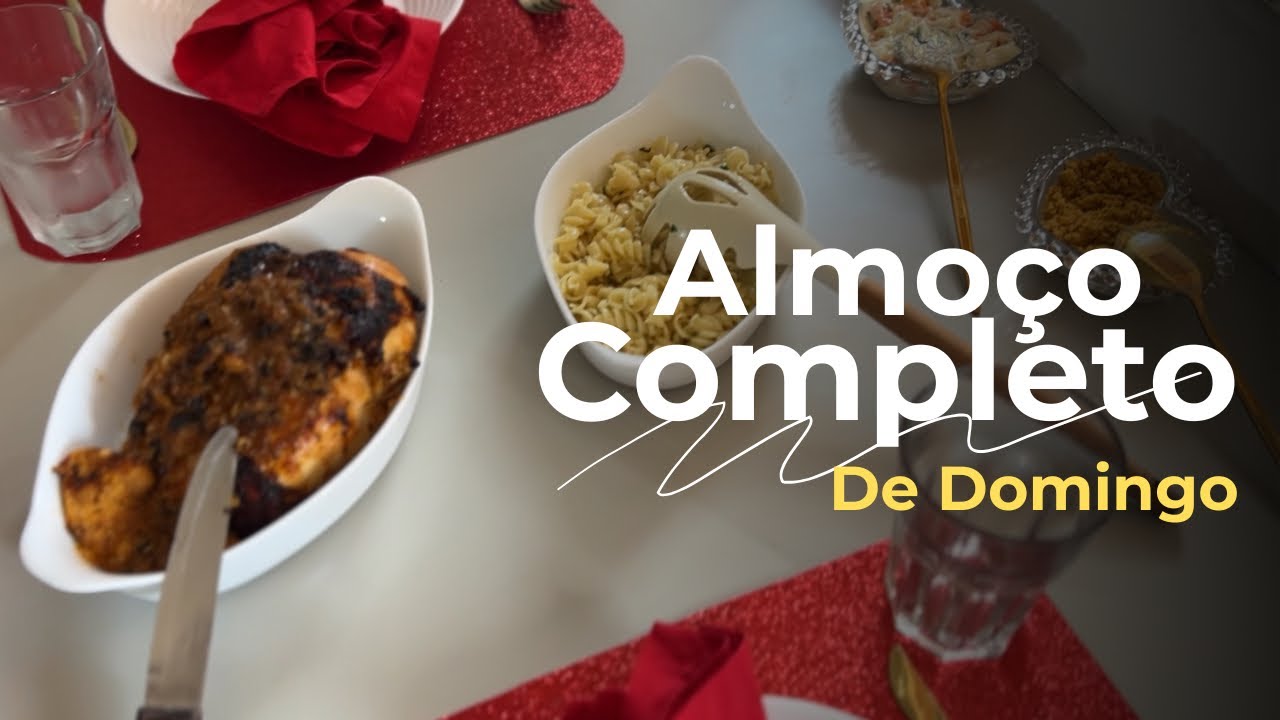 Almoço completo de domingo | rotina na cozinha e vida no lar