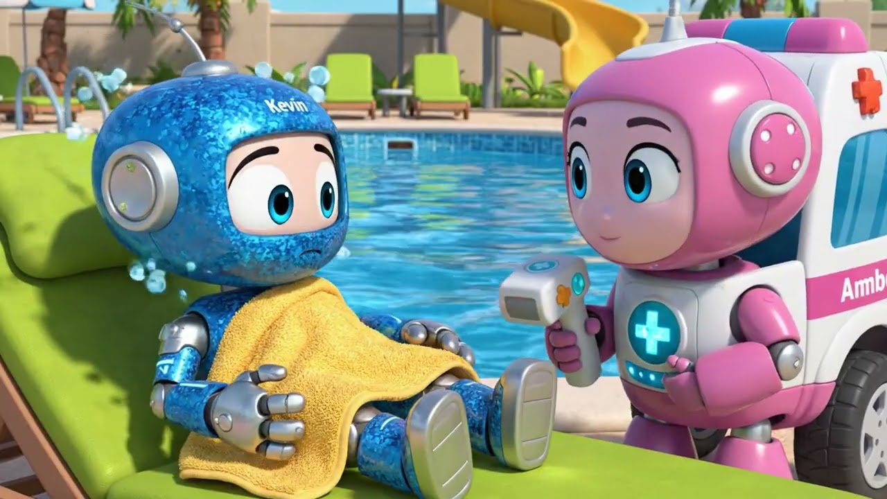 Stuck in Concrete! Micky's Rescue & Construction Safety Tips 🚧 | Robocar Poli | STEM for Kids