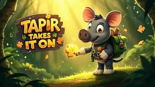 Tapir Takes It On 🧩🌿 | Calm & Clever Jungle Pop Song screenshot 1