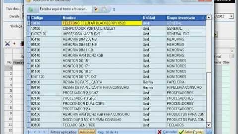 Software contable ContaPyme - Ej 2 Operación de consumo de un elemento con pers de cuentas