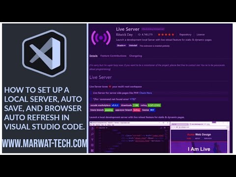 How to Set Up Live Server and Browser Auto Refresh In Visual Studio Code