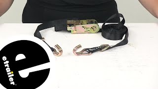 etrailer | In-Depth Review of the Erickson Ratchet Tie-Down Strap w/ Double J-Hooks and D-Ring