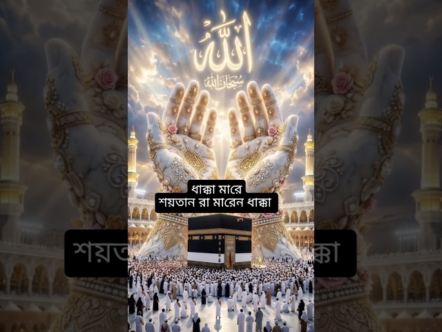 ধাক্কা মারে শয়তানরা 💗|#islamic #shorts