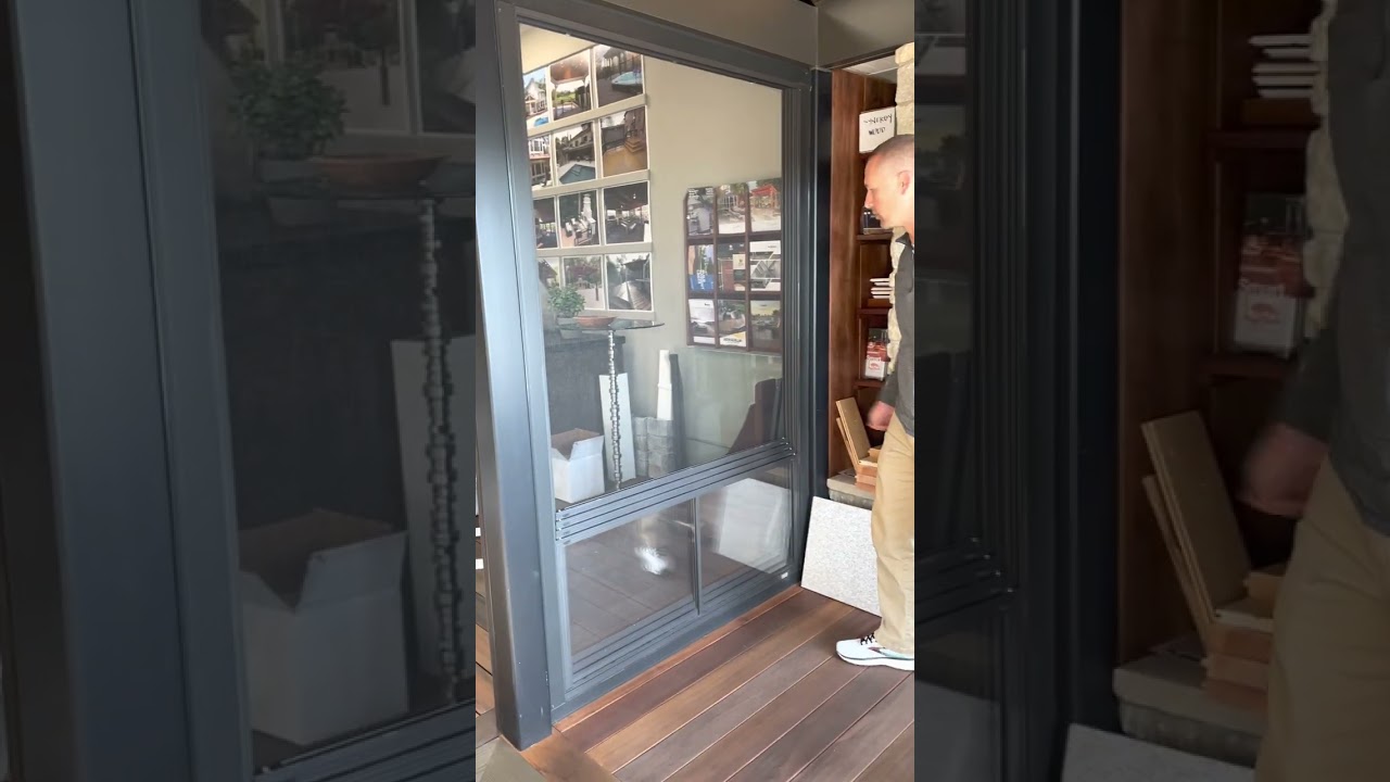 Demonstration of Eze-Breeze™ Sliding 3-Season Panels