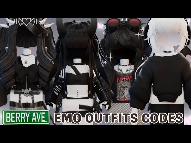 Emo girl outfits (w/o headless or korblox) #fypシ #viral #roblox