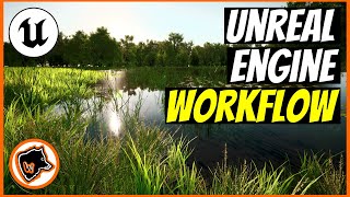 UNREAL ENGINE: WETLAND ENVIRONMENT with WATER SYSTEM