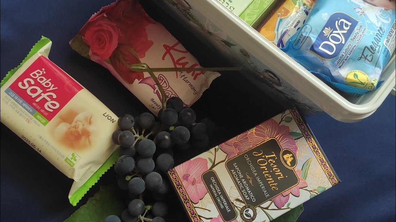 Распаковка мыла/мыло августа/ASMR