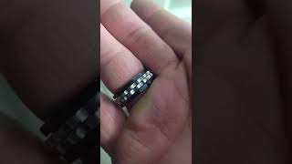 King Ring 8mm Gear Spinner Ring – Ultrapolierter schwerer Fidget Ring