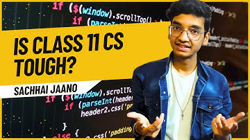 Is Class 11 Computer Science Tough? Should you take Computer Science in Class 11 | Nitin Paliwal