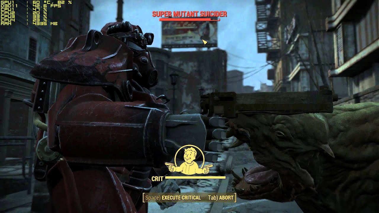 Fallout 4 GTX 970m Gameplay FPS Test