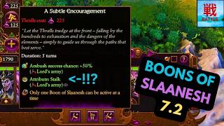 What does Dechala GAIN from Boons of Slaanesh? - The Tormentors