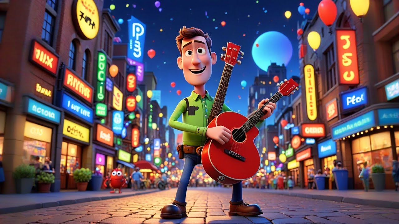 Benny Bot Plays Guitar + More Nursery Rhymes & Kids Songs