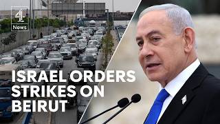 Israel escalates attacks in Lebanon with strikes ordered on Beirut