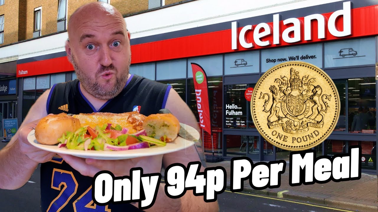 £1 Budget Food Challenge - PART 2 - Iceland - ONLY 94p PER MEAL !!!