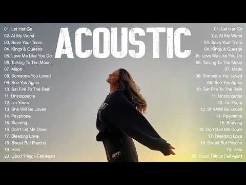 Top New English Acoustic Songs 2024 - The Best Acoustic Cover of Popular Songs of All Time