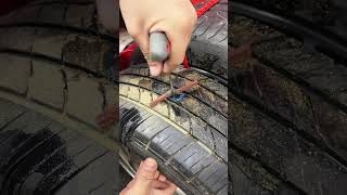 A damaged tire doesn’t always need replacement — sometimes a simple repair tool can fix it in minute
