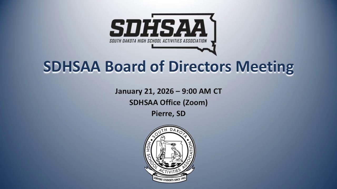 SDHSAA Administrator Live Stream