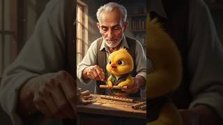 His Hands Were Trembling 🥺 But He Played One Last Note | Golden Chick 007 | Ghibli Story