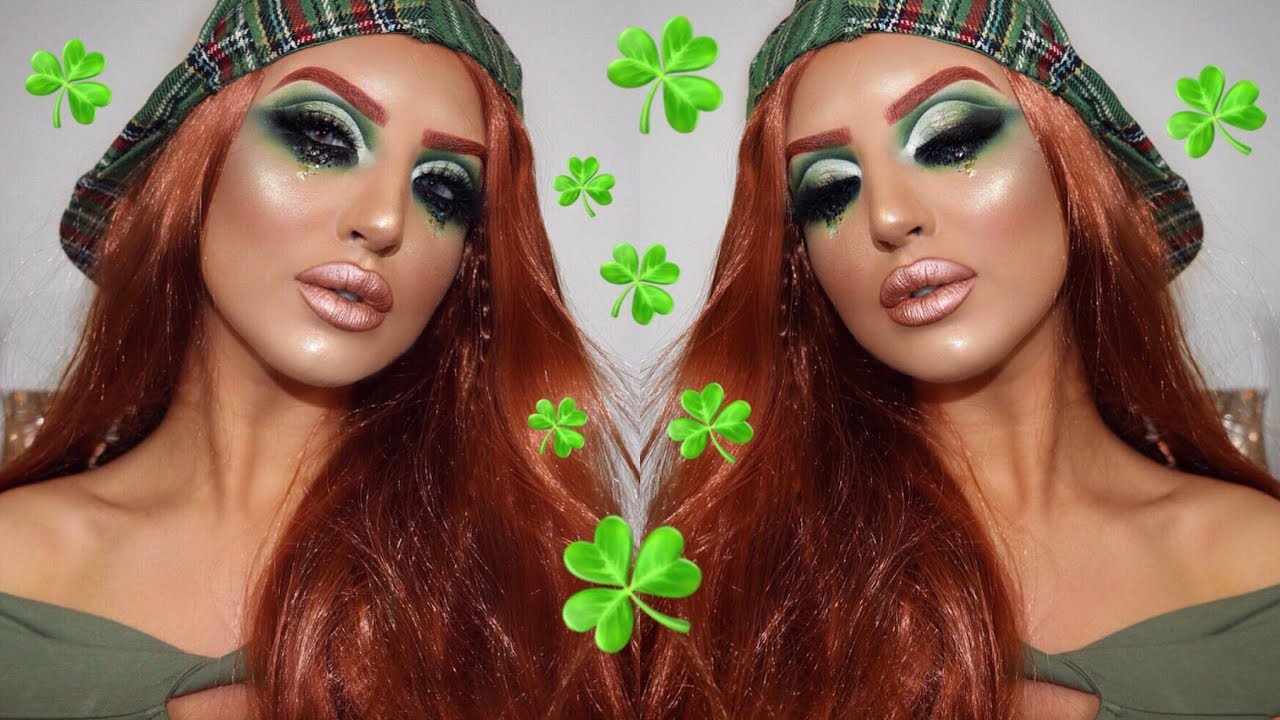 CREATIVE ST PATRICKS DAY MAKEUP LOOK | ciaciaxo