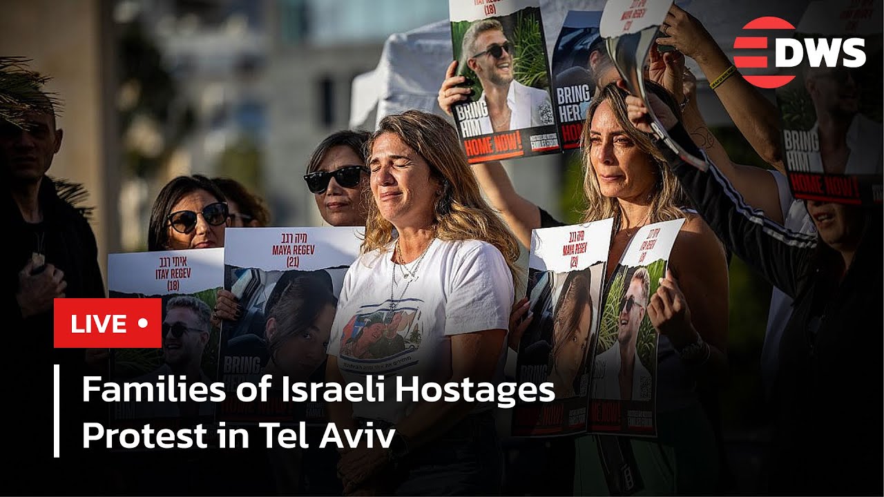 Tel Aviv LIVE: Families of Israeli Hostage Protest | Gaza War Crisis & Government Pressure | AC15