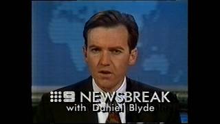 National Nine News - Sydney newsbreak (25 July 1992)