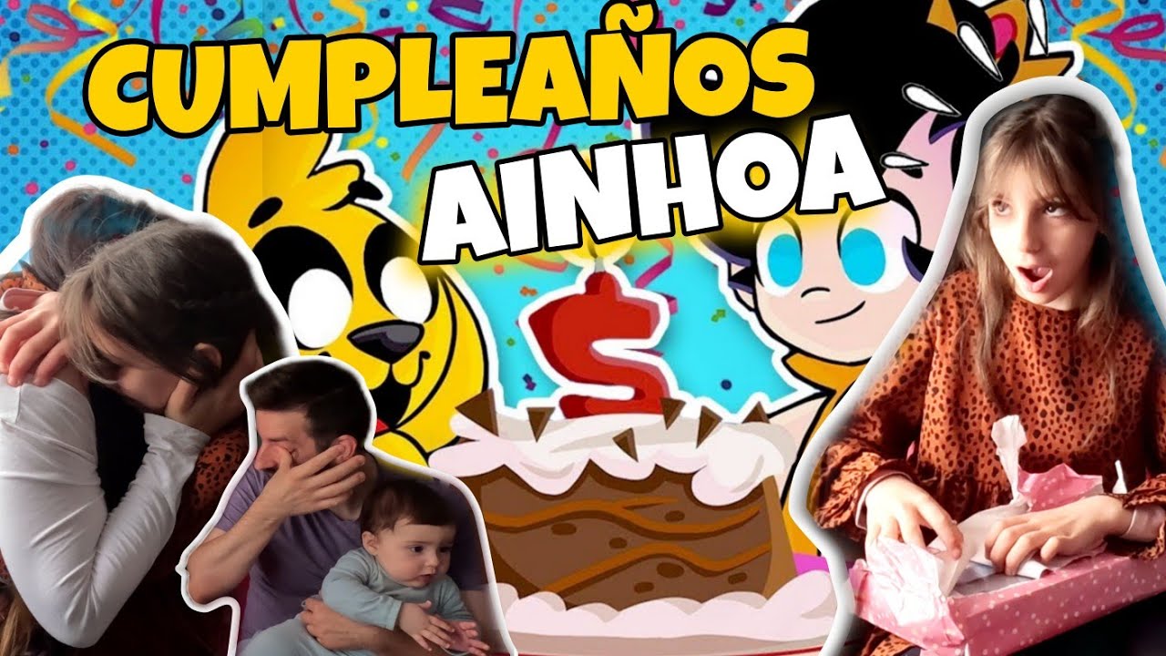 Los REGALOS mas INCREIBLES + SUSTO con las velas!! CUMPLEAÑOS 10 Ainhoa