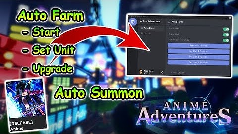 Roblox Anime Adventures Script - Auto Start | Set Unit | Upgrade & More 2022