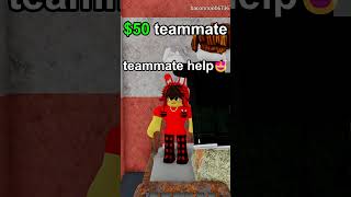 1 vs 100 Teammate Challenge in Roblox!   BlazeBlox Shorts 1080p, h264