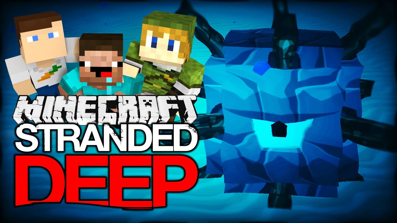 Minecraft STRANDED DEEP #3 - Überall Gefahren! - YouTube