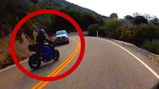 Biker almost collides on a winding mountain road by RoadRage 37,829 views 1 year ago 1 minute, 34 seconds