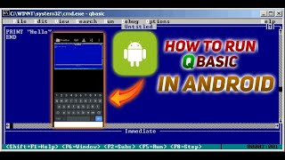 How to run Qbasic in Android phone step by step | In Hindi