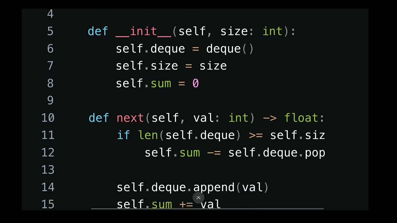 Leetcode 346. Moving Average from Data Stream - Medium
