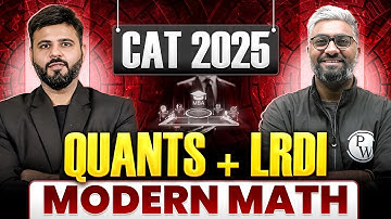 Modern Math + Quant Based LR CAT 2025 Preparation