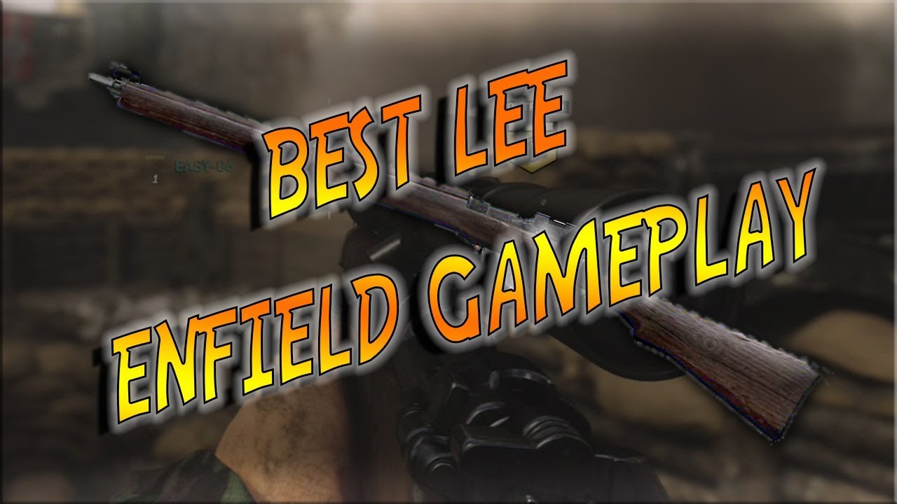CALL OF DUTY WWII BEST Lee Enfield Gameplay - YouTube