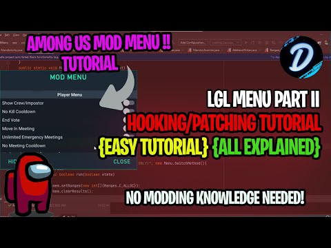 Hooking Tutorial(Patching) {LGL Mod Menu Part II} {Easy Tutorial} {All explained} Mod menu PT:-2