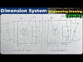Dimensioning System | Engineering Drawing | Unidirectional System | Aligned System | WBSCTE | ITI