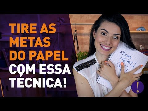 COMO EU TIRO AS METAS DO PAPEL! Técnica simples pra juntar mais dinheiro do que nunca!