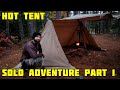 Hot Tent Overnight In The Rain