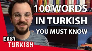 100 words you must know in Turkish | Super Easy Turkish 8