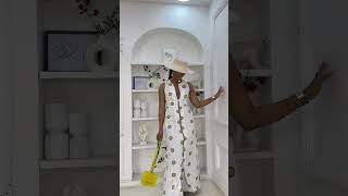 New & Now Trending Halima African Print Maxi Front Zip Dress