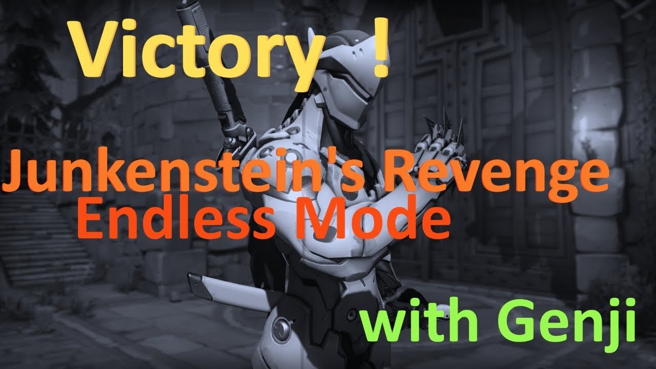 Overwatch - Legendary Victory in Junkenstein Endless with Genji