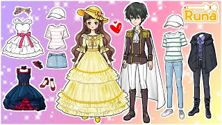 [Runa paper dolls] Hari and Kanglim's couple clothes. What's the best couple clothes?