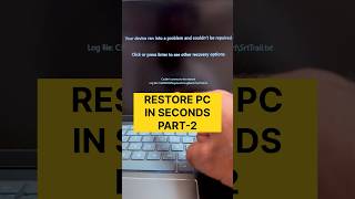 Restore Your PC in 30 Seconds (No Tech Skills Needed!) #pctipsandtricks #shorts