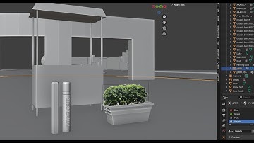 Modeling Low & High Poly Miraflores Pole ONWARD MAP VR 3d Blender
