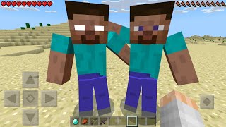 Herobrine and Steve Became Friends in Minecraft !