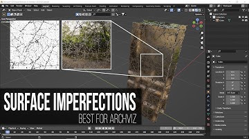 How to add Surface Imperfections in archviz blender