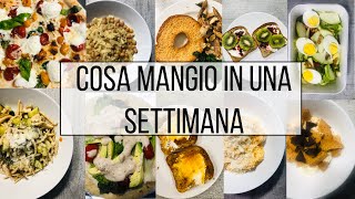 Cosa mangio in una SETTIMANA|SVUOTA FRIGO|Noemi s