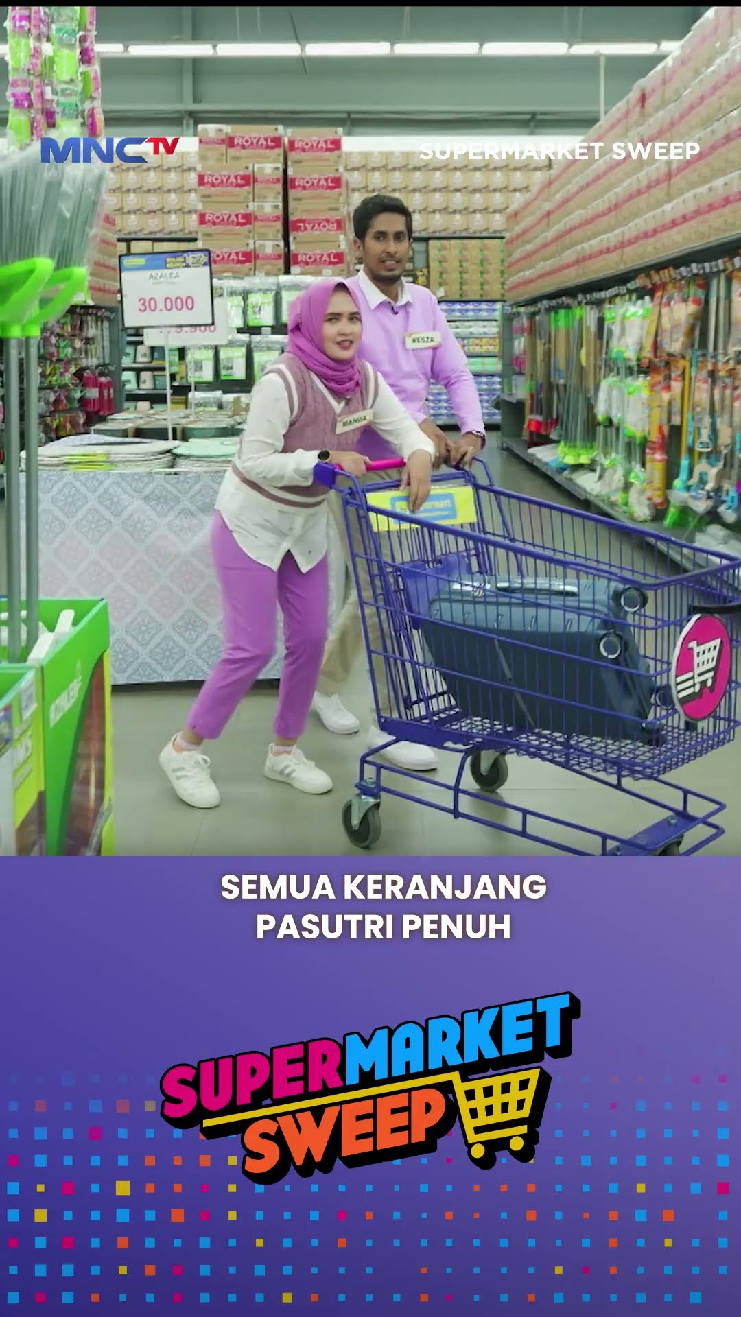Pada Ngeborong yaaa #supermarketsweep #gameshow #mnctv #shorts
