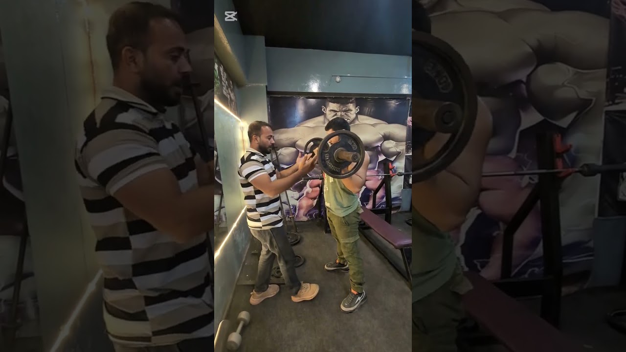 Sercel training bicep #motivation #oxygenfitnessgym #chest #meangurumandir 