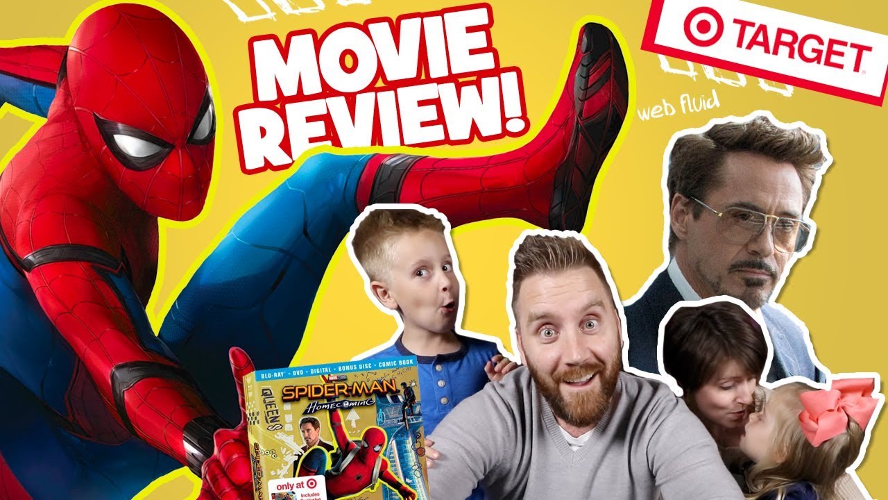 Spider-Man Homecoming Family Movie Review & Exclusive Spider-Man Comic  Book! - YouTube